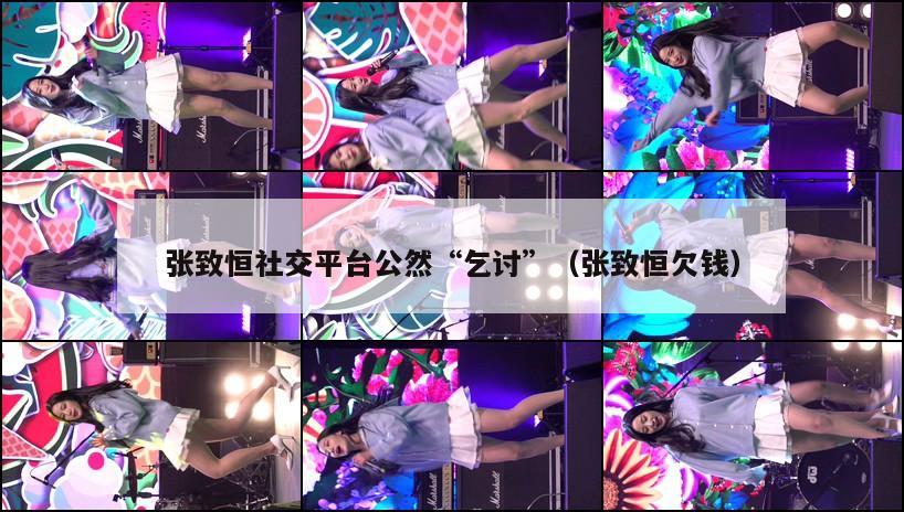 张致恒社交平台公然“乞讨”(张致恒欠钱) 第1张 张致恒社交平台公然“乞讨”(张致恒欠钱) 第1张