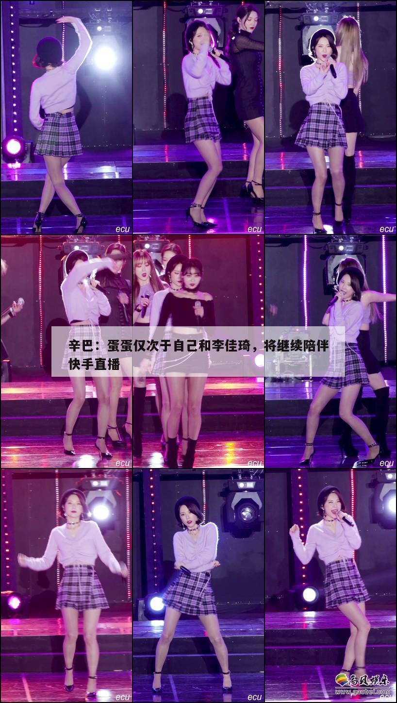 辛巴：蛋蛋仅次于自己和李佳琦，将继续陪伴快手直播  第1张