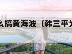 韩三平为什么搞黄海波(韩三平为什么害黄海波) 第1张 韩三平为什么搞黄海波(韩三平为什么害黄海波) 第1张