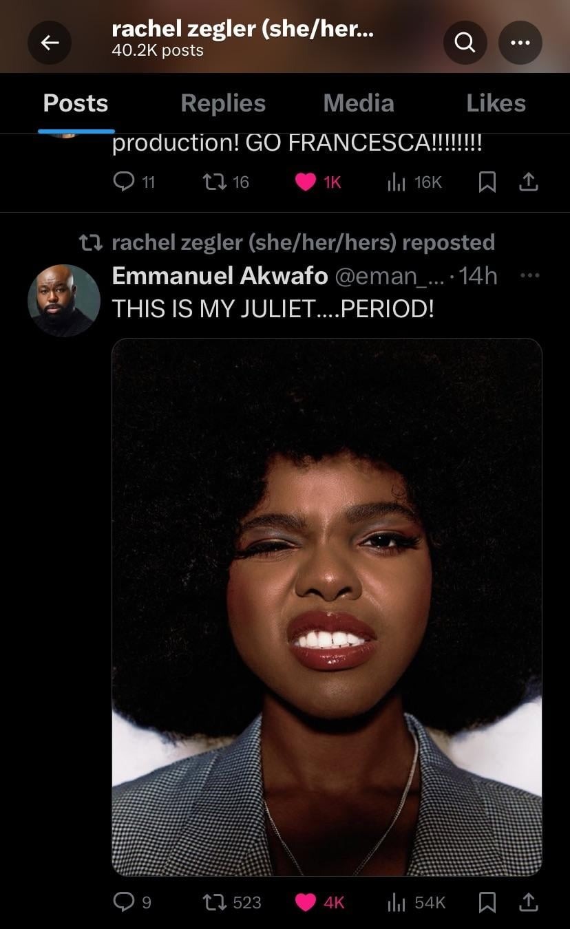 迪士尼《白雪公主》真人版女主演力挺黑人朱丽叶  第4张