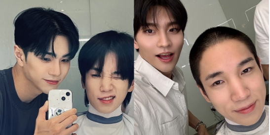 VANNER成国入伍!成员伴剃头,直播与粉丝VVS一起送行 第1张 VANNER成国入伍!成员伴剃头,直播与粉丝VVS一起送行 第1张