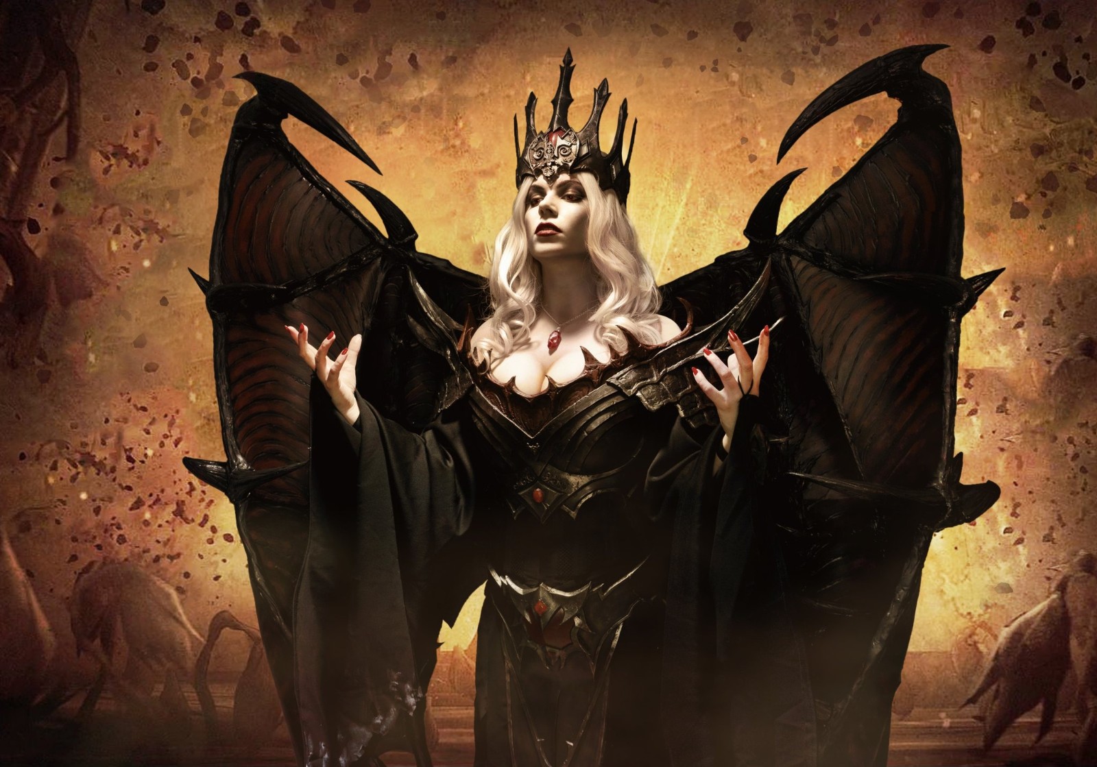 法国美女Cos《暗黑不朽》女伯爵 逼真还原很震撼  第3张